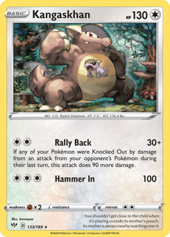Kangaskhan Darkness Ablaze card