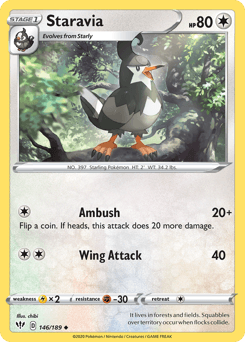 Staravia Darkness Ablaze card
