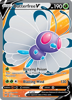 Butterfree V Darkness Ablaze card