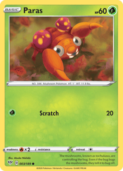 Paras Darkness Ablaze card