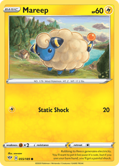 Mareep Darkness Ablaze card