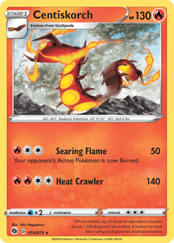 Centiskorch Champion's Path card