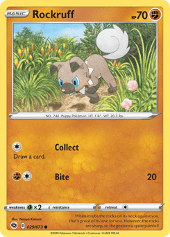 Rockruff Champion's Path card