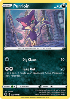 Purrloin Champion's Path card