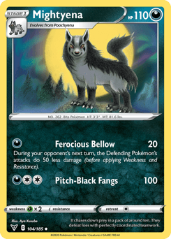 Mightyena Vivid Voltage card