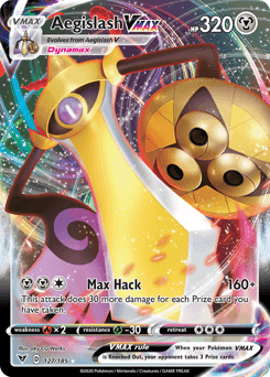 Aegislash VMAX Vivid Voltage card
