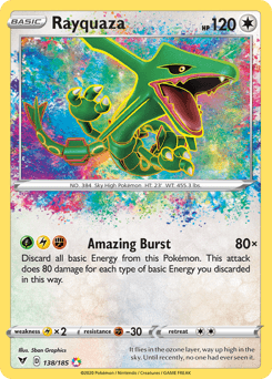 Rayquaza Vivid Voltage card