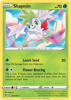 Shaymin Vivid Voltage card