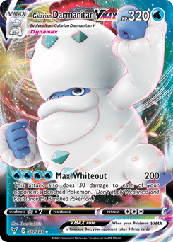 Galarian Darmanitan VMAX Vivid Voltage card