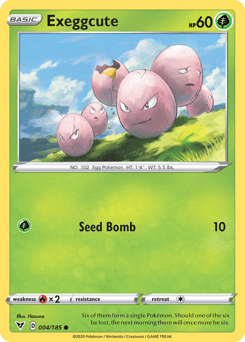 Exeggcute Vivid Voltage card