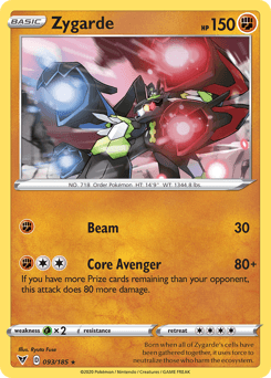 Zygarde Vivid Voltage card