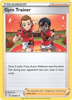 Gym Trainer Shining Fates card
