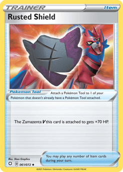 Rusted Shield Shining Fates card
