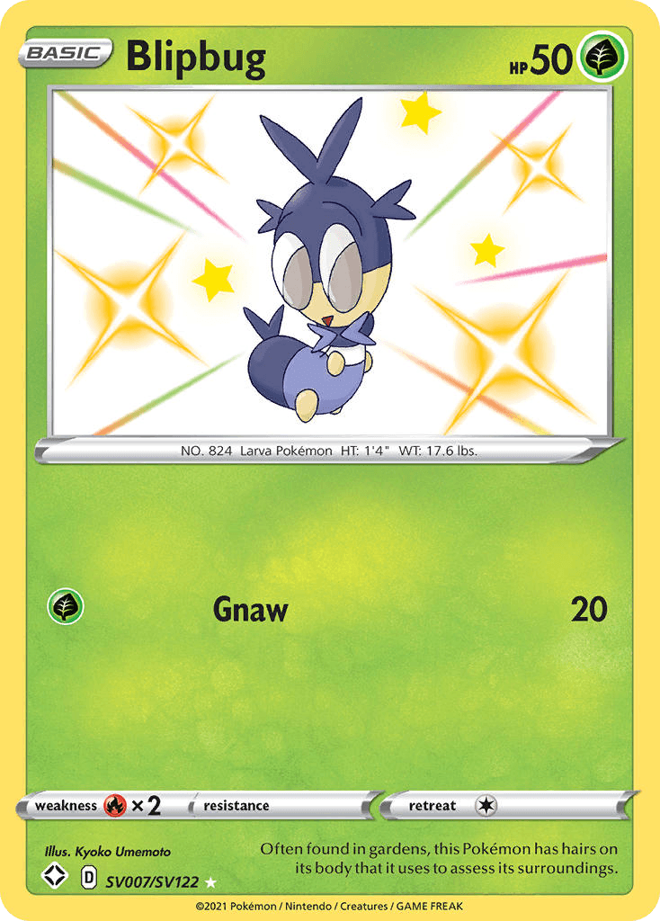 Blipbug Shining Fates Shiny Vault card