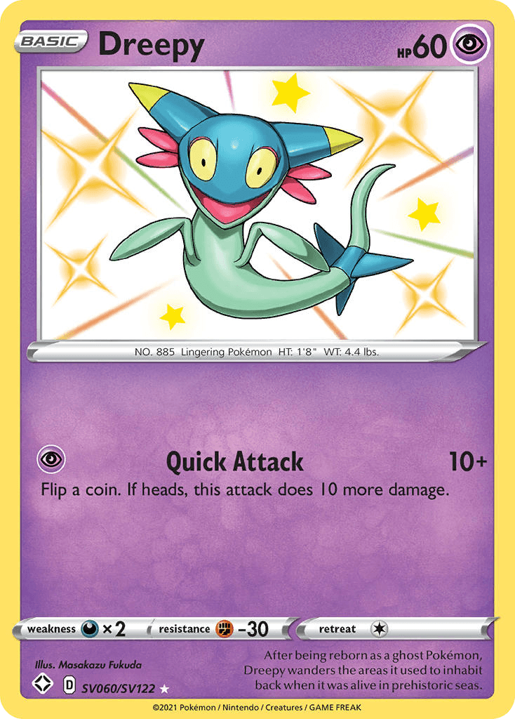 Dreepy Shining Fates Shiny Vault card