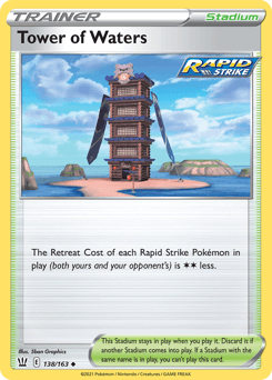 Tower of Waters Battle Styles card