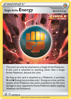 Single Strike Energy Battle Styles card