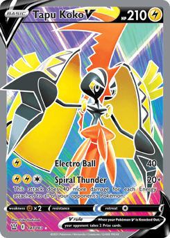 Tapu Koko V Battle Styles card