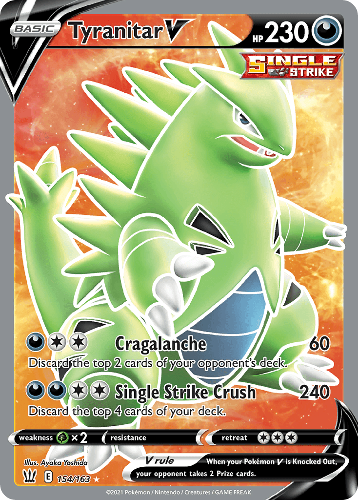 Tyranitar V Battle Styles card