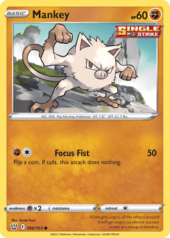 Mankey Battle Styles card