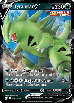 Tyranitar V Battle Styles card