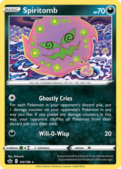 Spiritomb Chilling Reign card