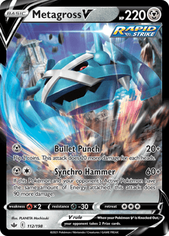Metagross V Chilling Reign card