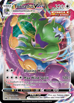 Tornadus VMAX Chilling Reign card