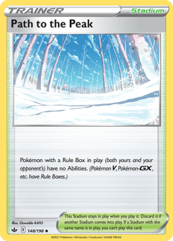 Path to the Peak Chilling Reign card