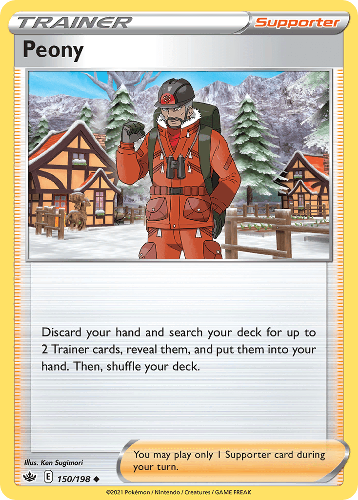 Peony Chilling Reign card