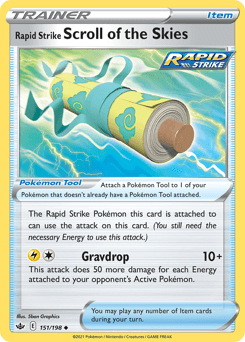 Rapid Strike Scroll of the Skies Chilling Reign card