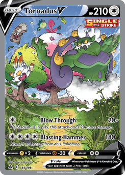 Tornadus V Chilling Reign card