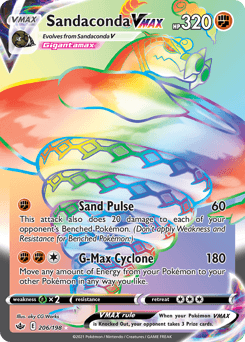 Sandaconda VMAX Chilling Reign card