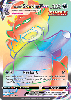 Galarian Slowking VMAX Chilling Reign card