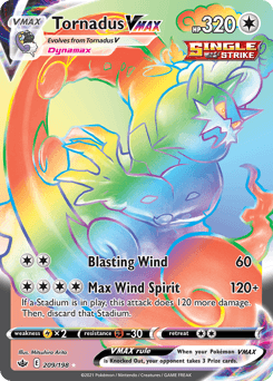 Tornadus VMAX Chilling Reign card