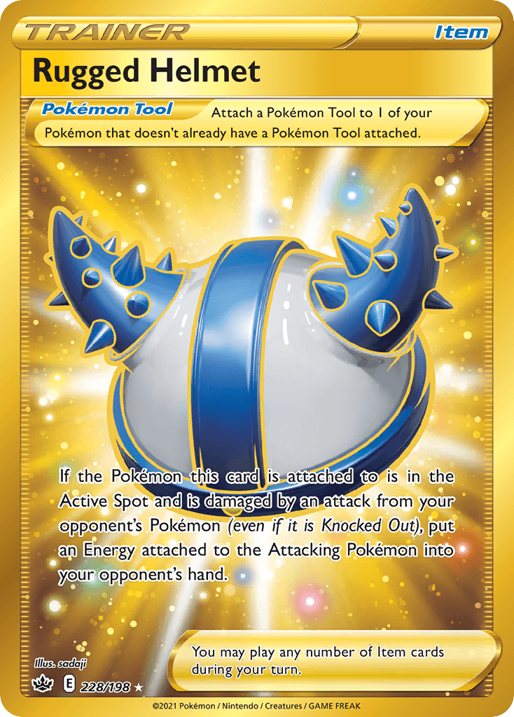 Rugged Helmet Chilling Reign card