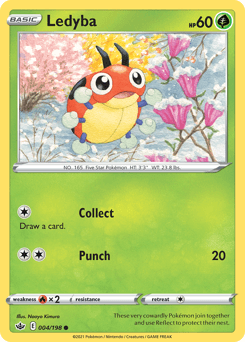Ledyba Chilling Reign card