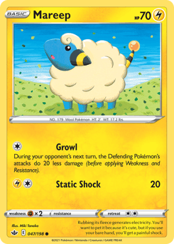Mareep Chilling Reign card