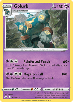 Golurk Chilling Reign card