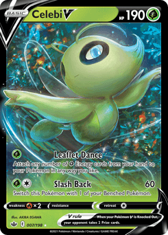 Celebi V Chilling Reign card
