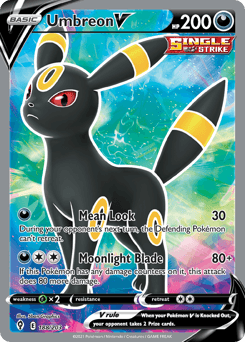 Umbreon V Evolving Skies card