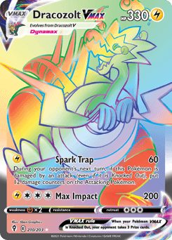 Dracozolt VMAX Evolving Skies card