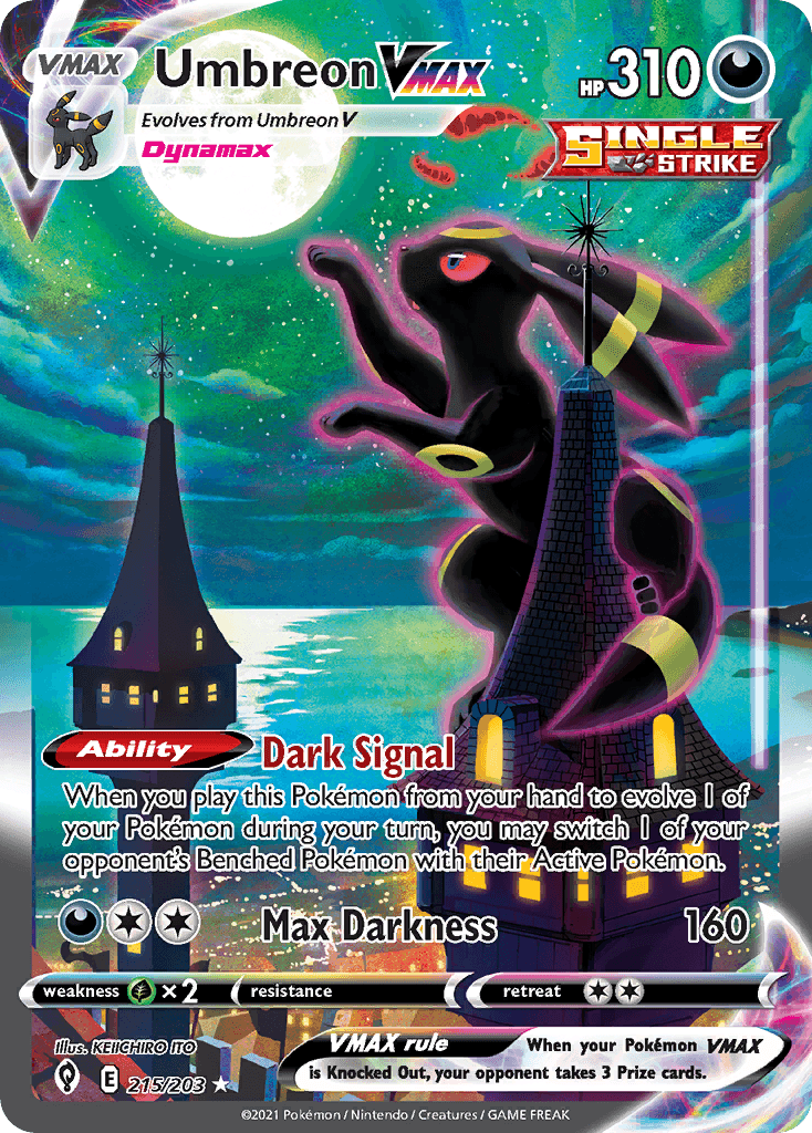 Umbreon VMAX Evolving Skies card