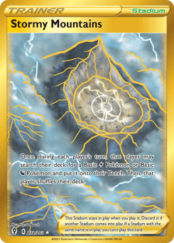 Stormy Mountains Evolving Skies card