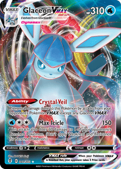 Glaceon VMAX Evolving Skies card