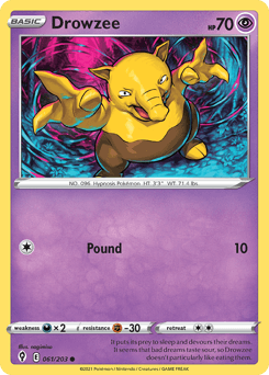 Drowzee Evolving Skies card