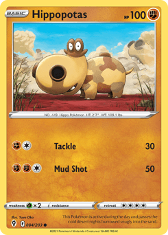 Hippopotas Evolving Skies card