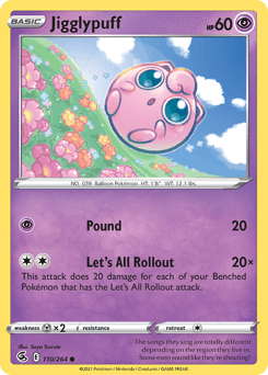 Jigglypuff Fusion Strike card