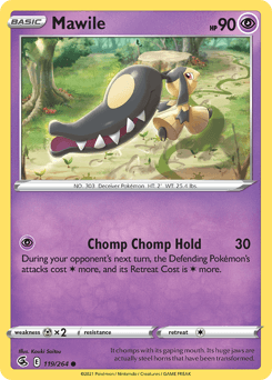 Mawile Fusion Strike card