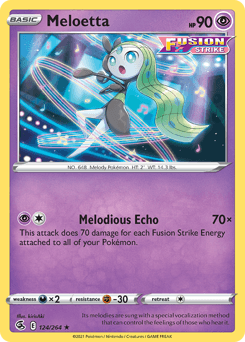 Meloetta Fusion Strike card